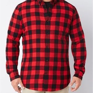 St. John's Bay Mens Long Sleeve Classic Fit Flannel Shirt